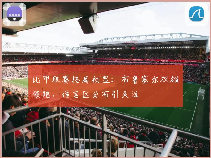 比甲联赛格局初显：布鲁塞尔双雄领跑，语言区分布引关注